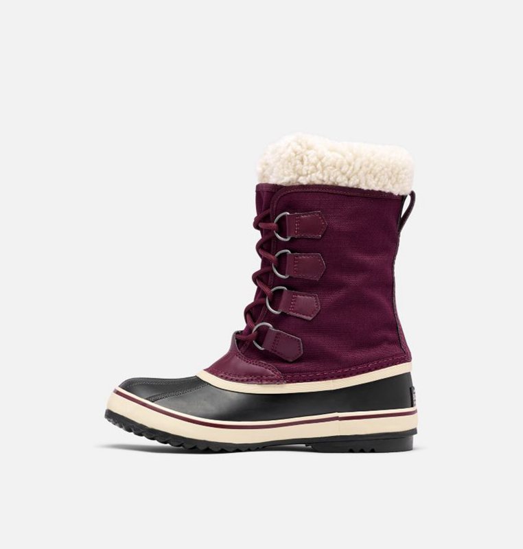 Womens Snow Boots Purple/Black - Sorel Winter Carnival™ Low - 379-AYWJCQ